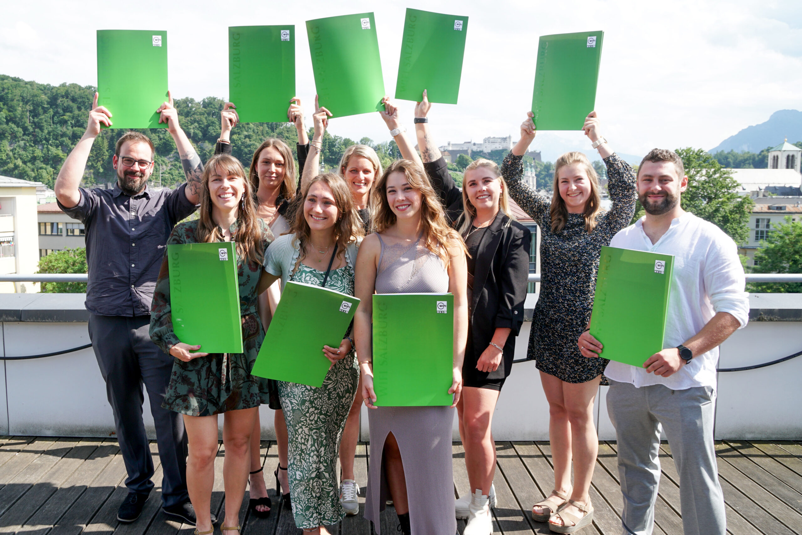 WIFI Salzburg feiert erfolgreiches Abschneiden bei der WDA Diplomprüfung